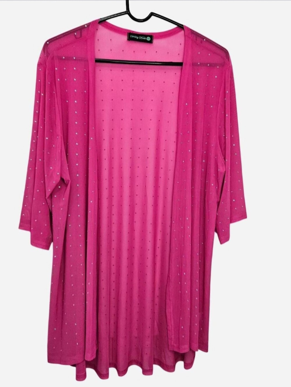 Sterling Kreek Pink cardigan with sequin embellished detail Women's One Size NEW